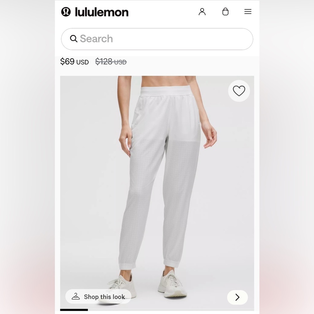 Adapted state Perforated High-Rise Jogger